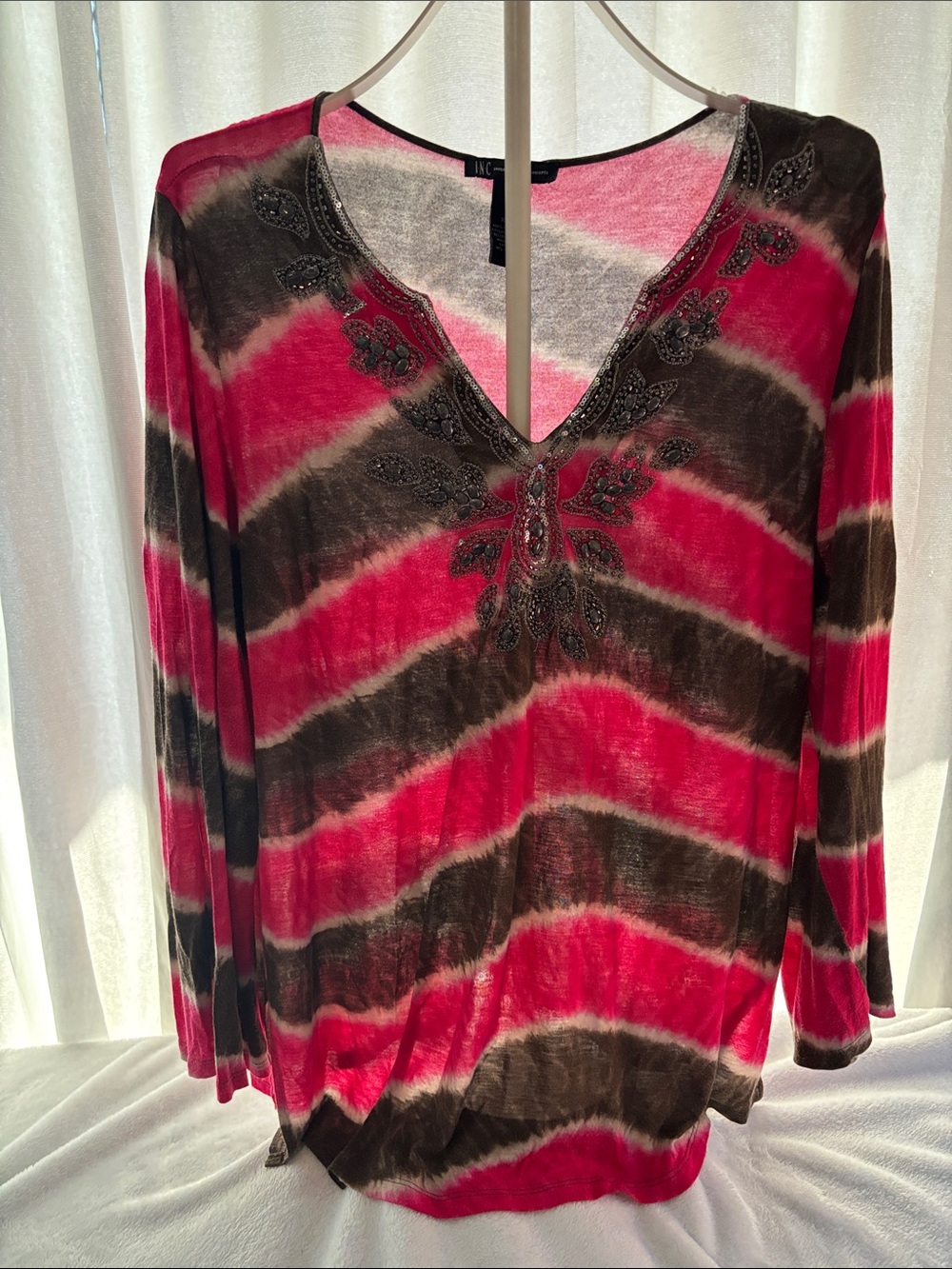 INC International Concepts Embellished Top